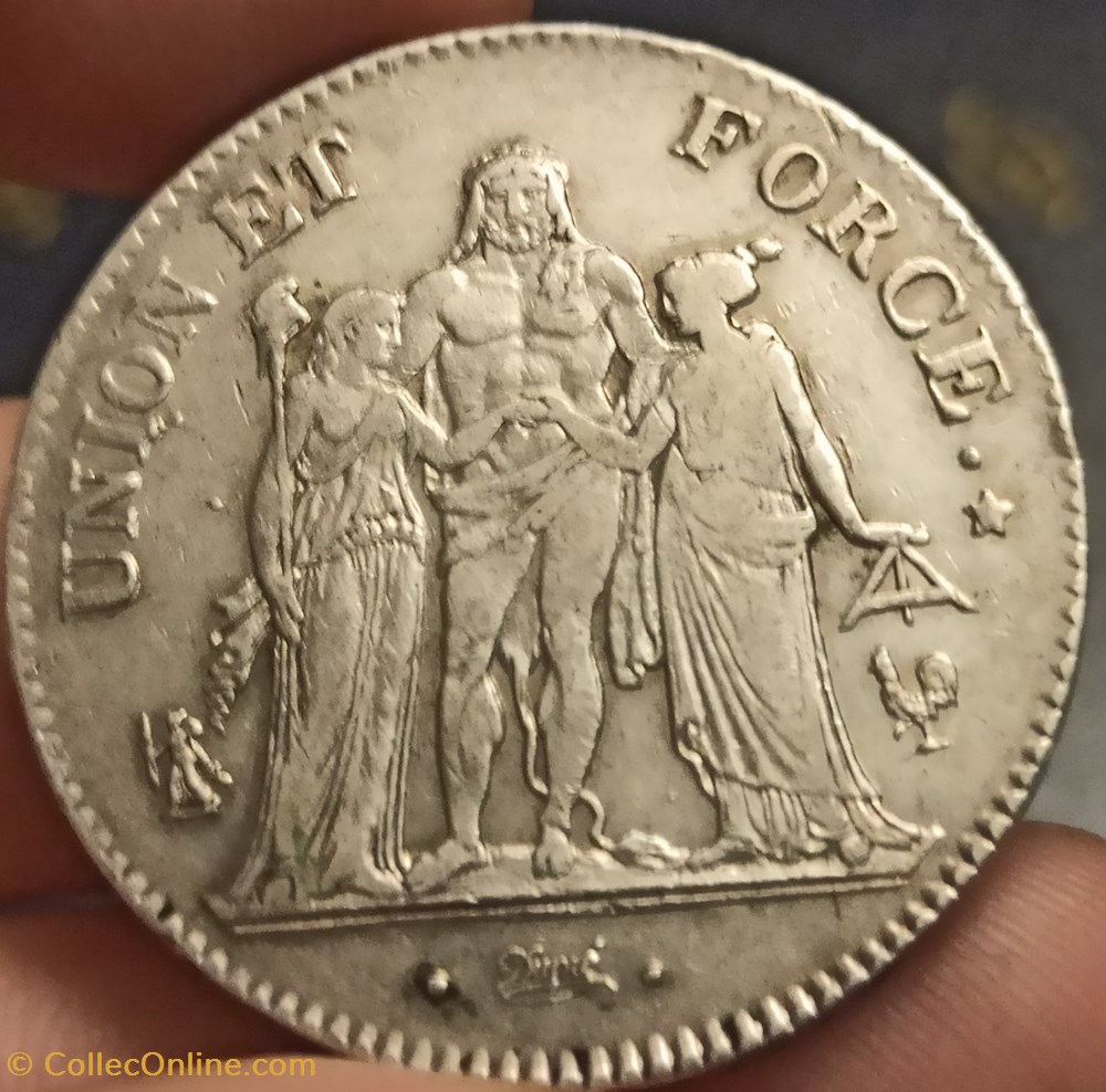 5 Francs Union et Force AN 11A monnaies monde france 5 francs union et force an 11a