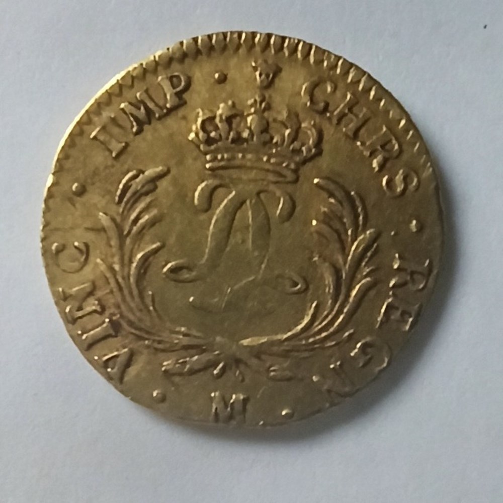 Louis XV Mirliton grandes palmes 1724M monnaies europe medievale france royales louis xv mirliton grandes palmes 1724m