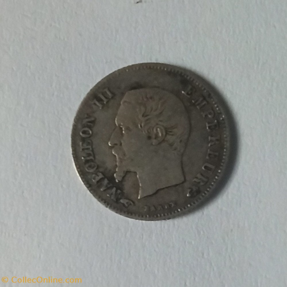 20c Napoleon III 1858 A monnaies monde france 20c napoleon iii 1858 a