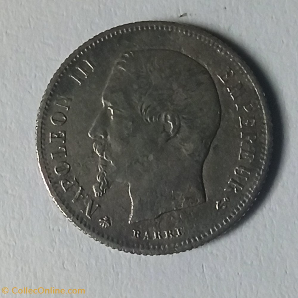 50c Napoléon III monnaies monde france 50c napoleon iii