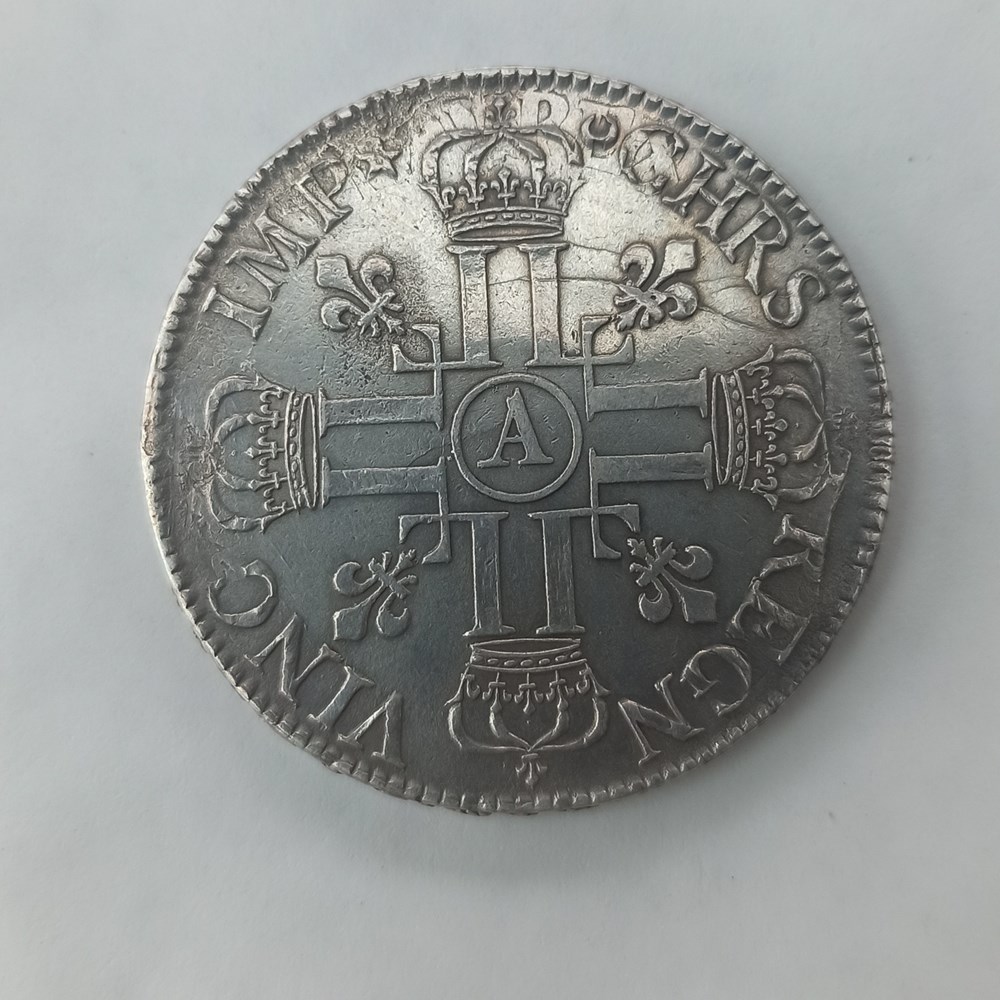 Louis XIV Ecu aux 8L 1er type 1690A monnaies europe medievale france royales louis xiv ecu aux 8l 1er type 1690a