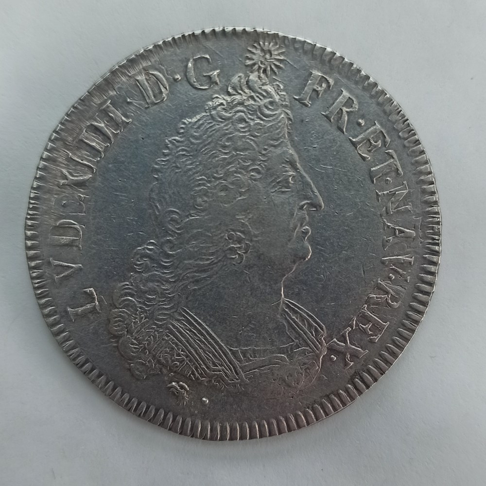 Louis XIV 1/2 aux palmes 1693D monnaies europe medievale france royales louis xiv 1 2 aux palmes 1693d