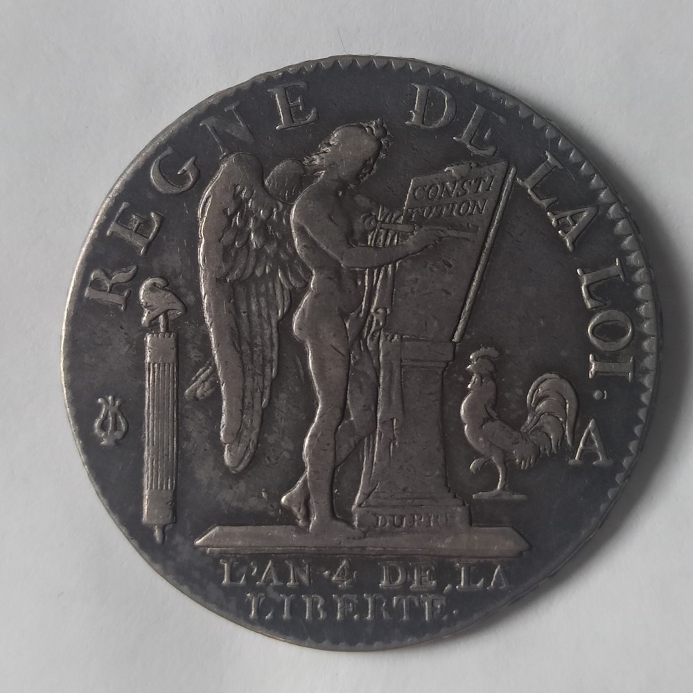 monnaies monde france louis xvi ecu constitutionnel 1792a
