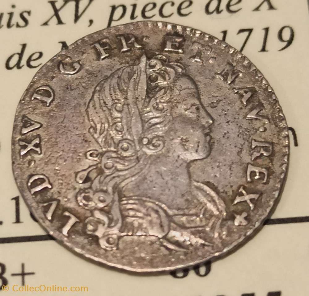 monnaies europe medievale royales louis xv x sols de france navarre