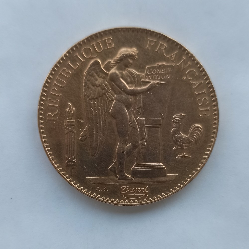 100F Génie 1886A monnaies monde france 100f genie 1886a