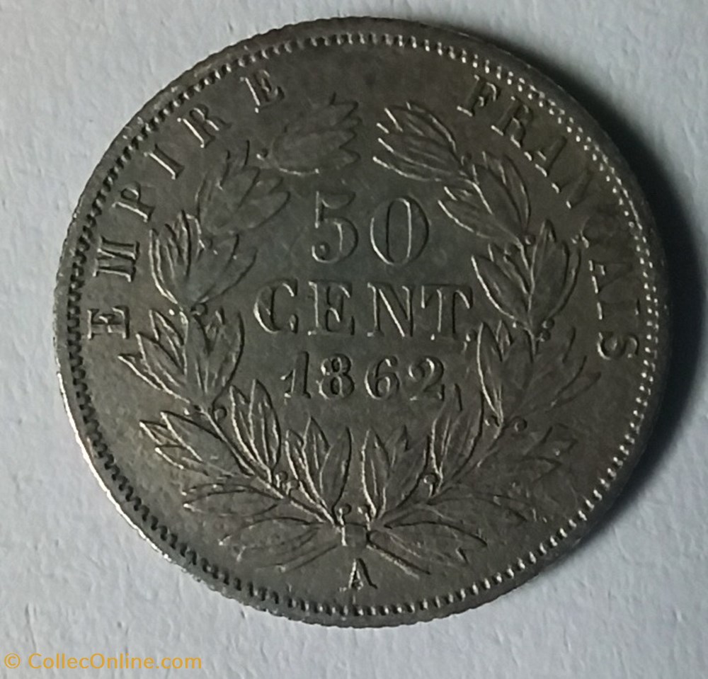 50c Napoléon III monnaies monde france 50c napoleon iii