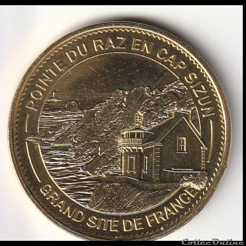 Pointe du RAZ en Cap Sizun-Grand site de france monnaie jeton mereaux pointe du raz en cap sizun grand site de france