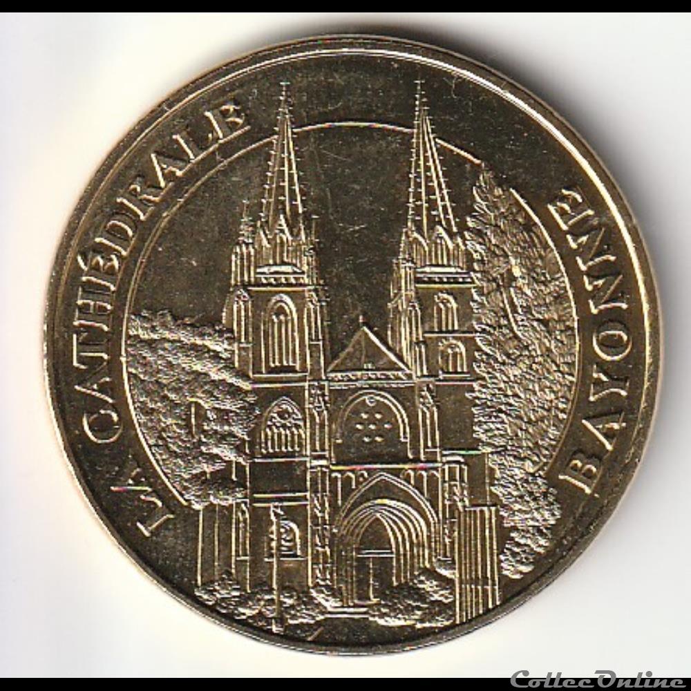 La Cathédrale Bayonne monnaie jeton mereaux france la cathedrale bayonne