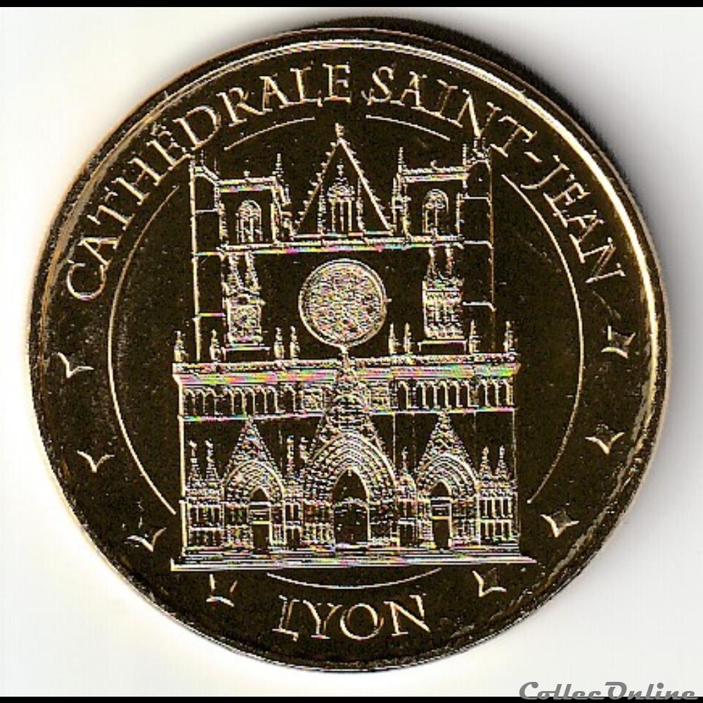 monnaie jeton mereaux france cathedrale saint jean lyon