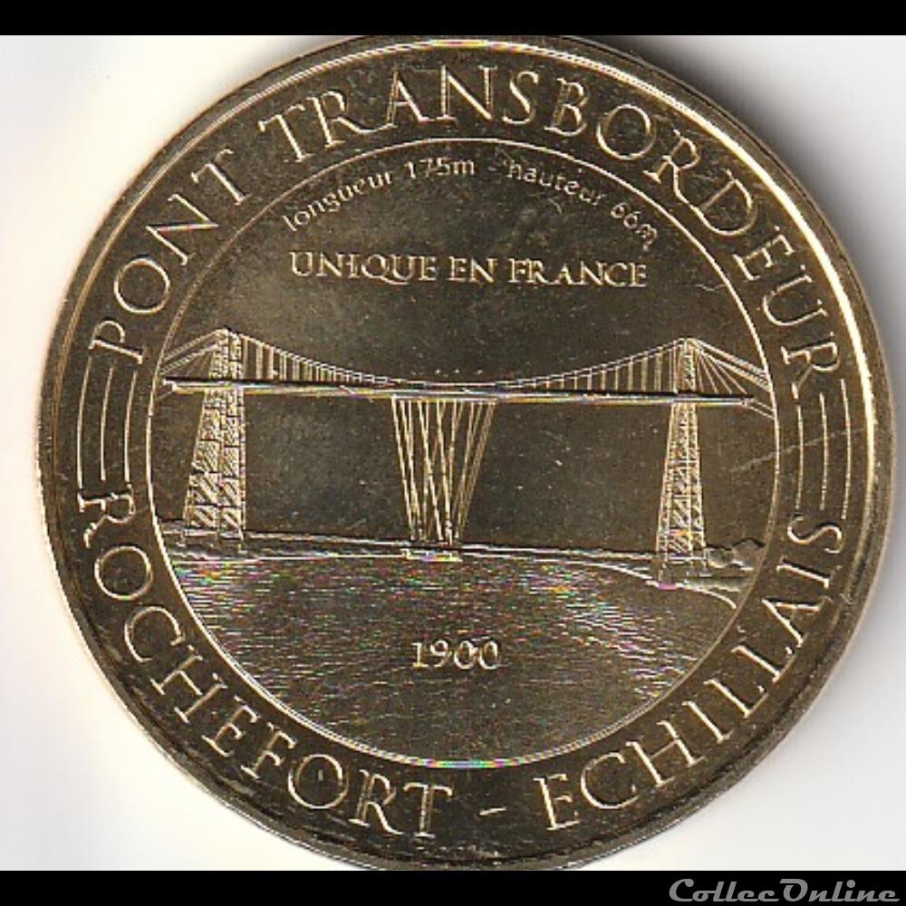 monnaie france pont transbordeur rochefort echillais