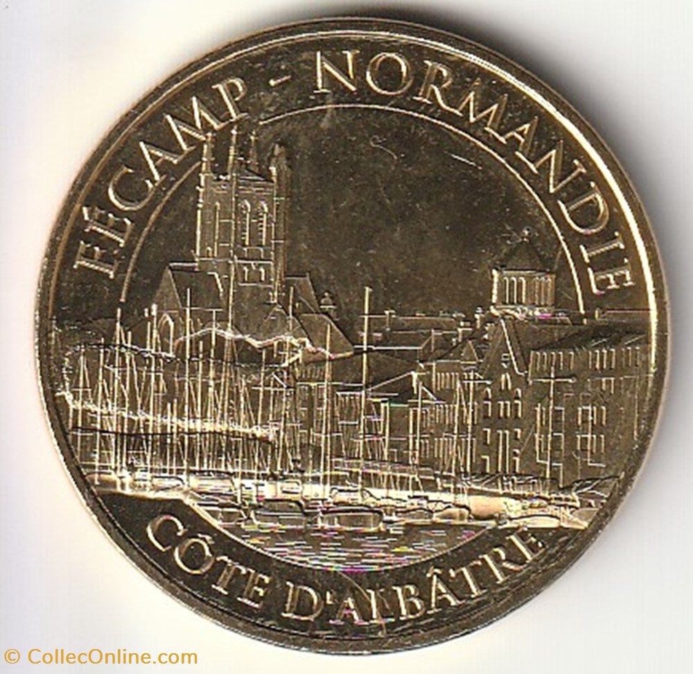Fécamp-Normandie- côte d'albâtre monnaie jeton mereaux fecamp normandie cote albatre