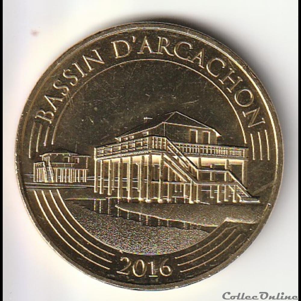 " Bassin d'Arcachon" monnaie jeton mereaux france bassin arcachon