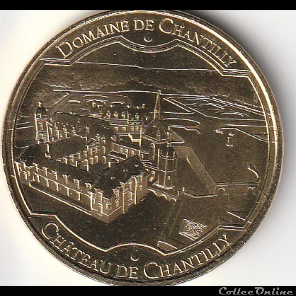 monnaie jeton mereaux france domaine de chantilly chateau de chantilly