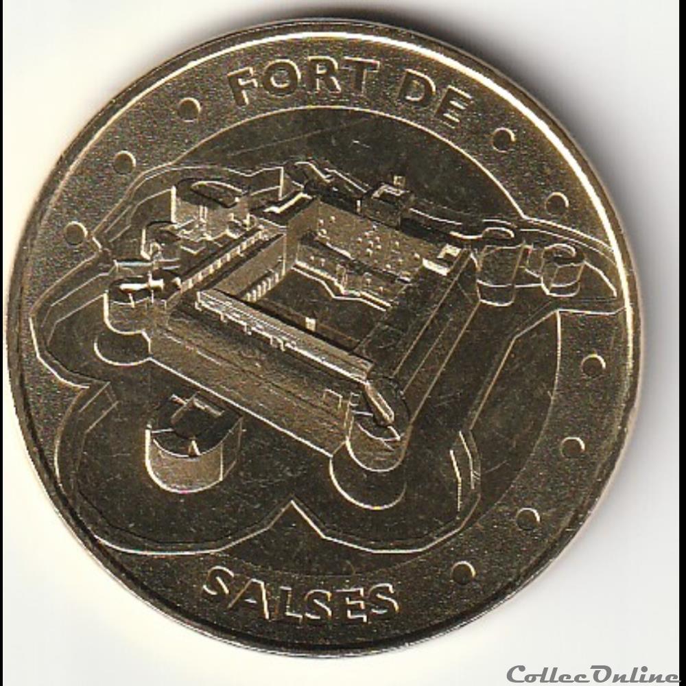 monnaie jeton mereaux france fort de salses