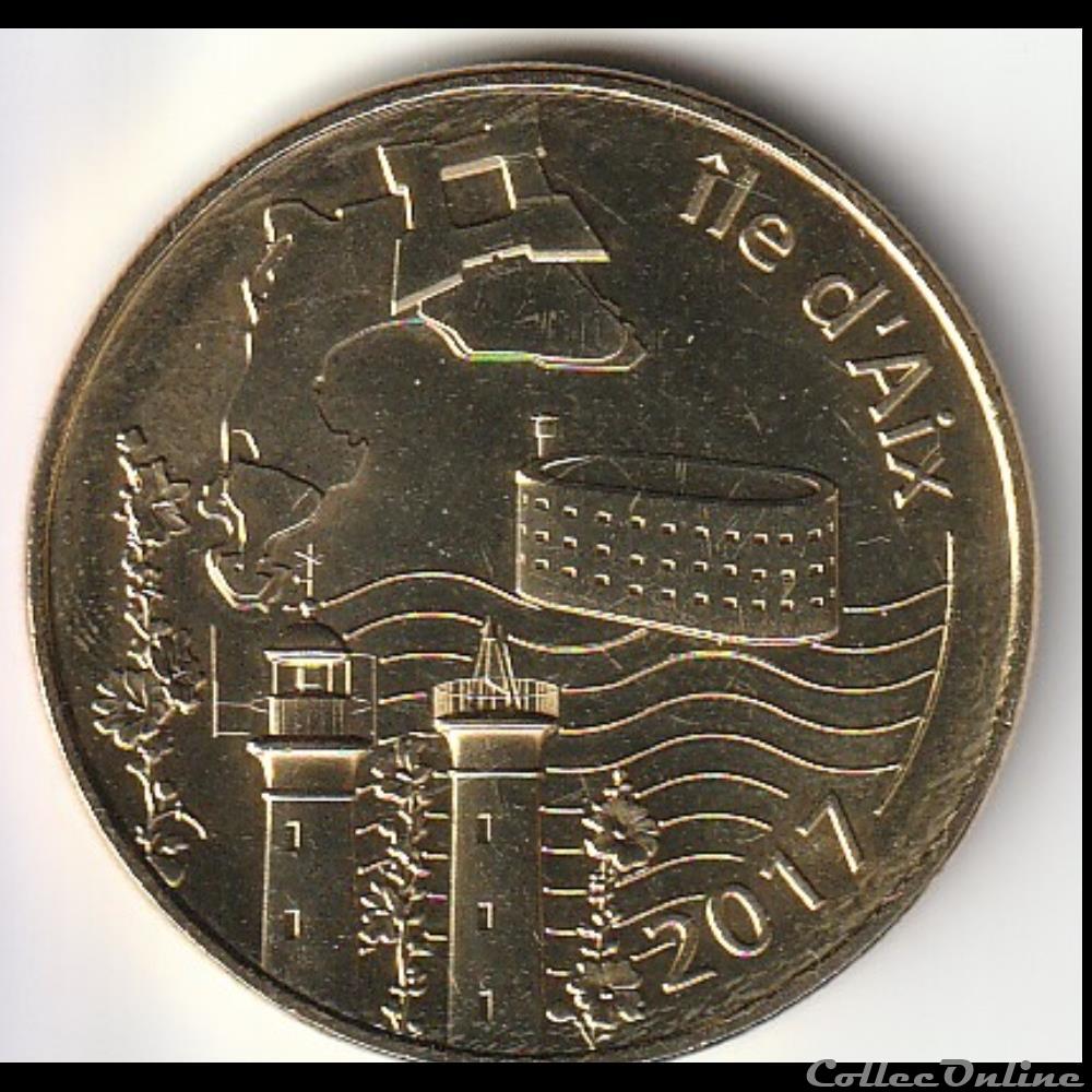 Ile d'Aix 2017 Charente-maritime monnaie france ile aix 2017 charente maritime