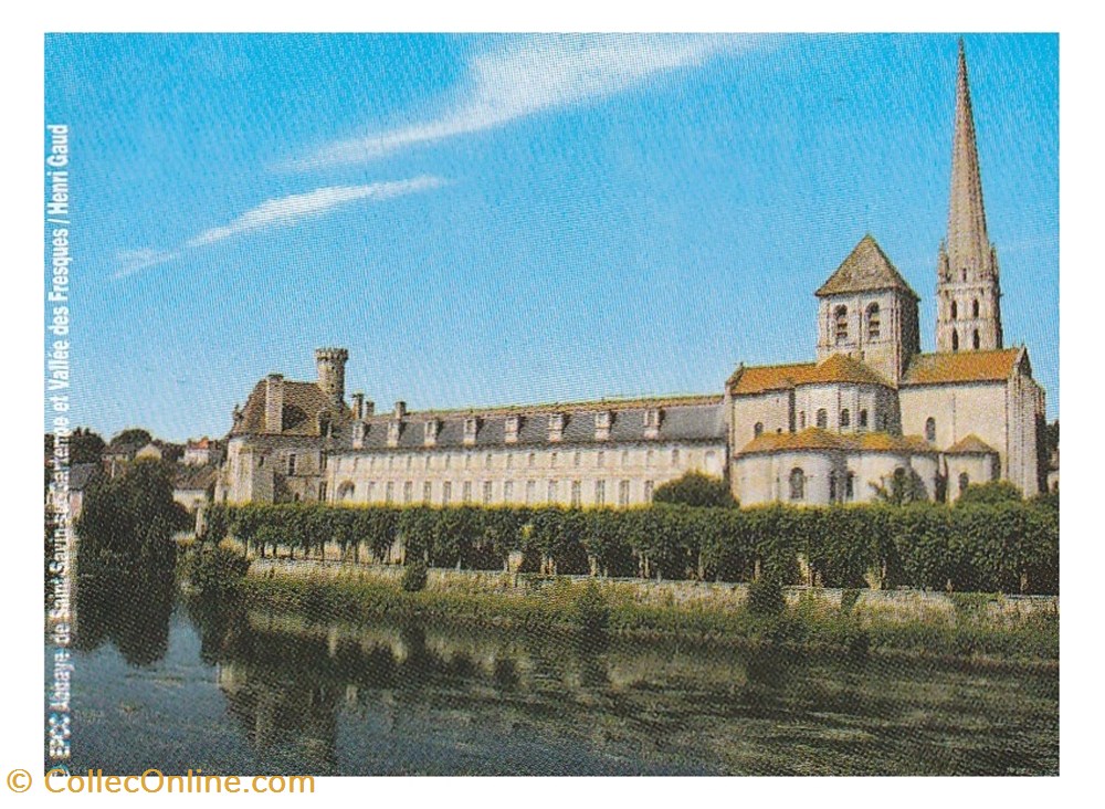 Abbaye de Saint-Savin -sur-Gartempe - Patrimoine mondiale de L'Unesco 3 monnaies jetons mereaux abbaye de saint savin sur gartempe patrimoine mondiale de unesco
