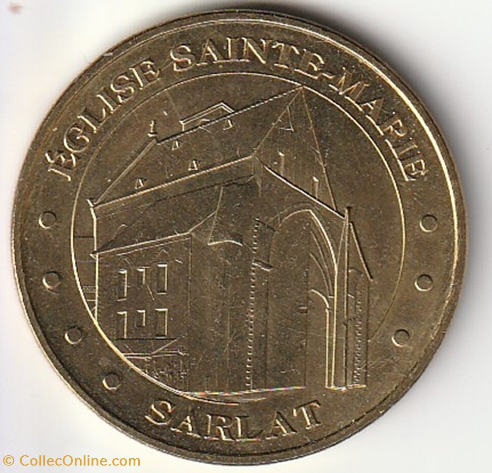 Eglise Sainte-Marie - Sarlat monnaies jetons mereaux eglise sainte marie sarlat