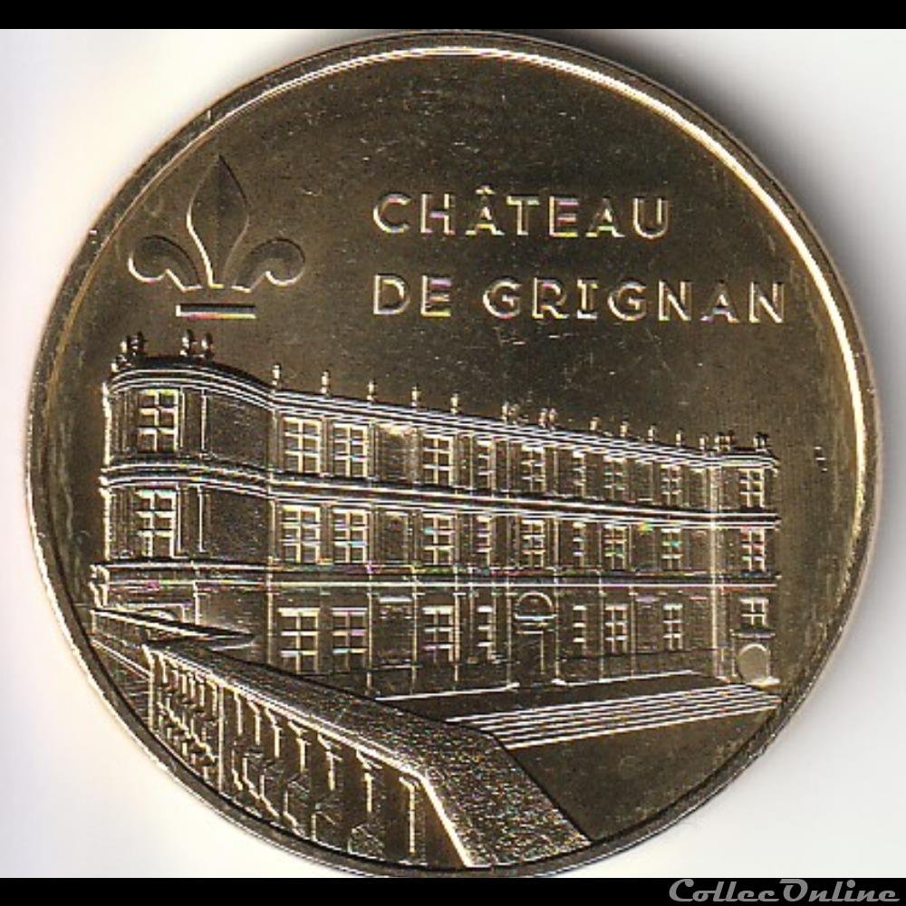 Château de Grignan monnaie jeton mereaux france chateau de grignan