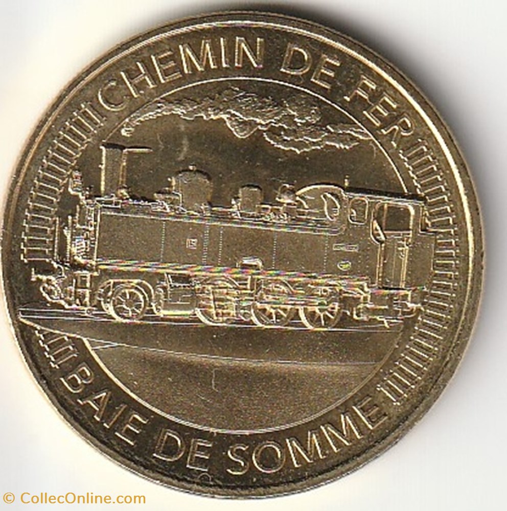 Saint-Valery-sur-somme chemin de fer - Baie de Somme monnaie jeton mereaux saint valery sur somme chemin de fer baie de somme
