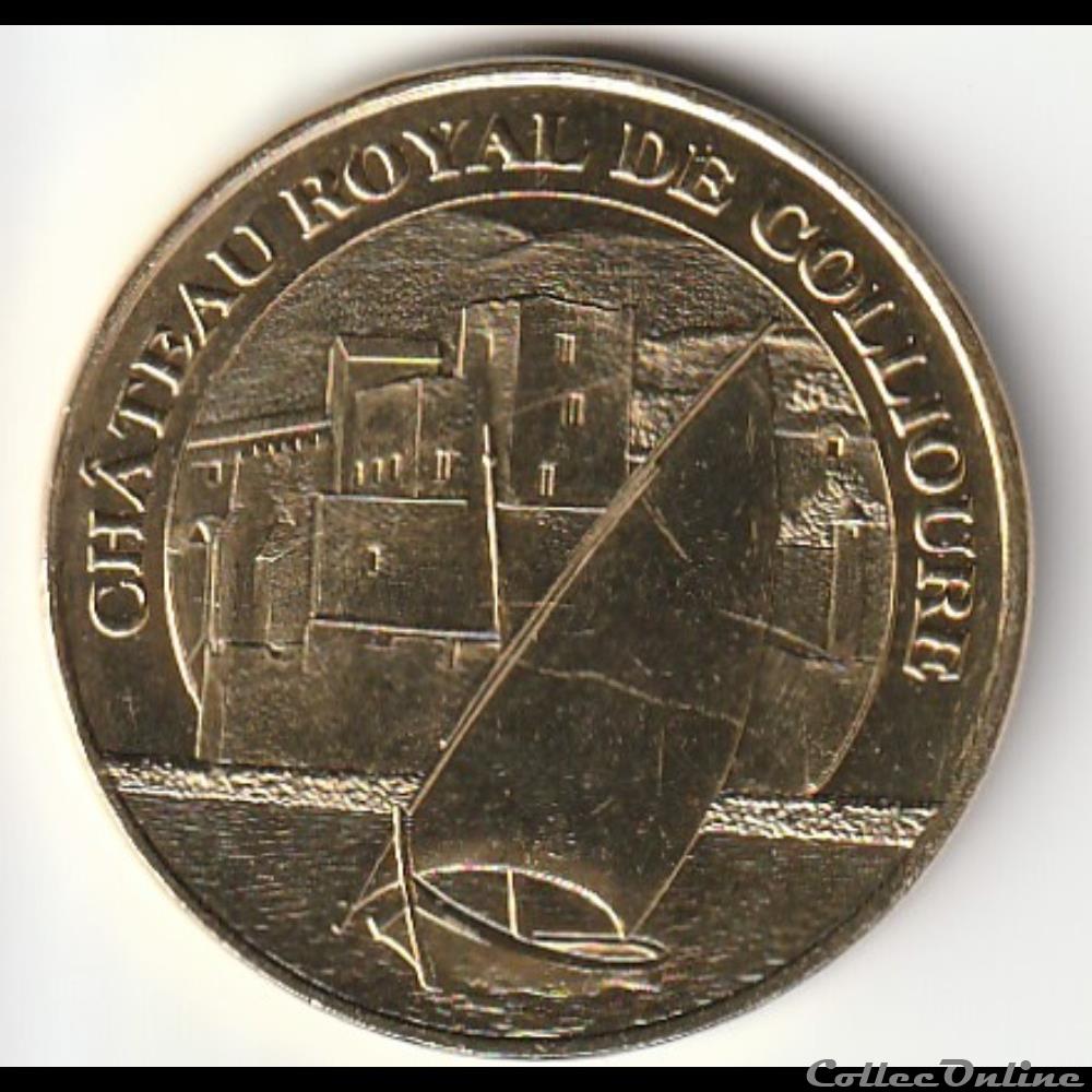 monnaie jeton mereaux france chateau royal de collioure