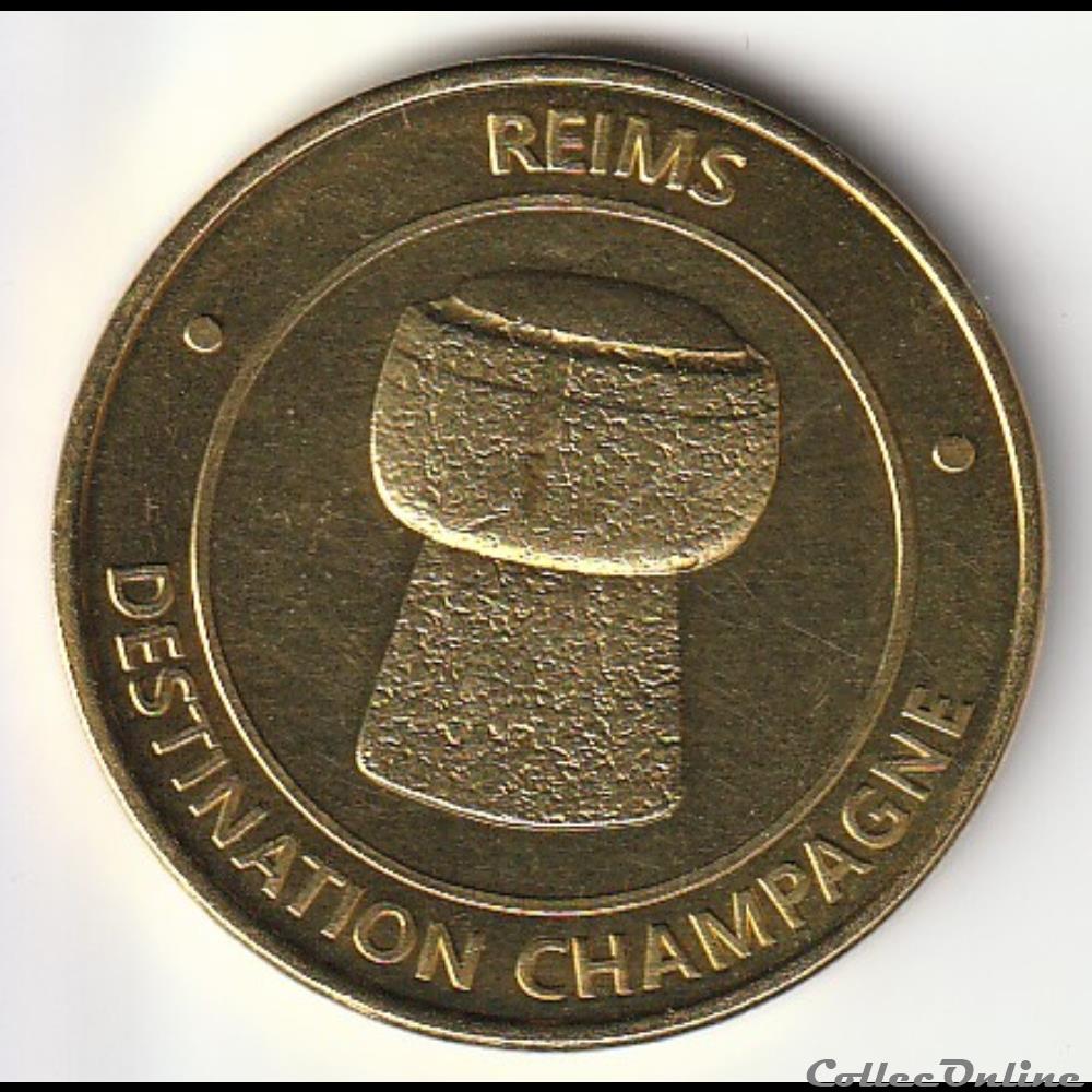 monnaie jeton mereaux france reims destination champagne