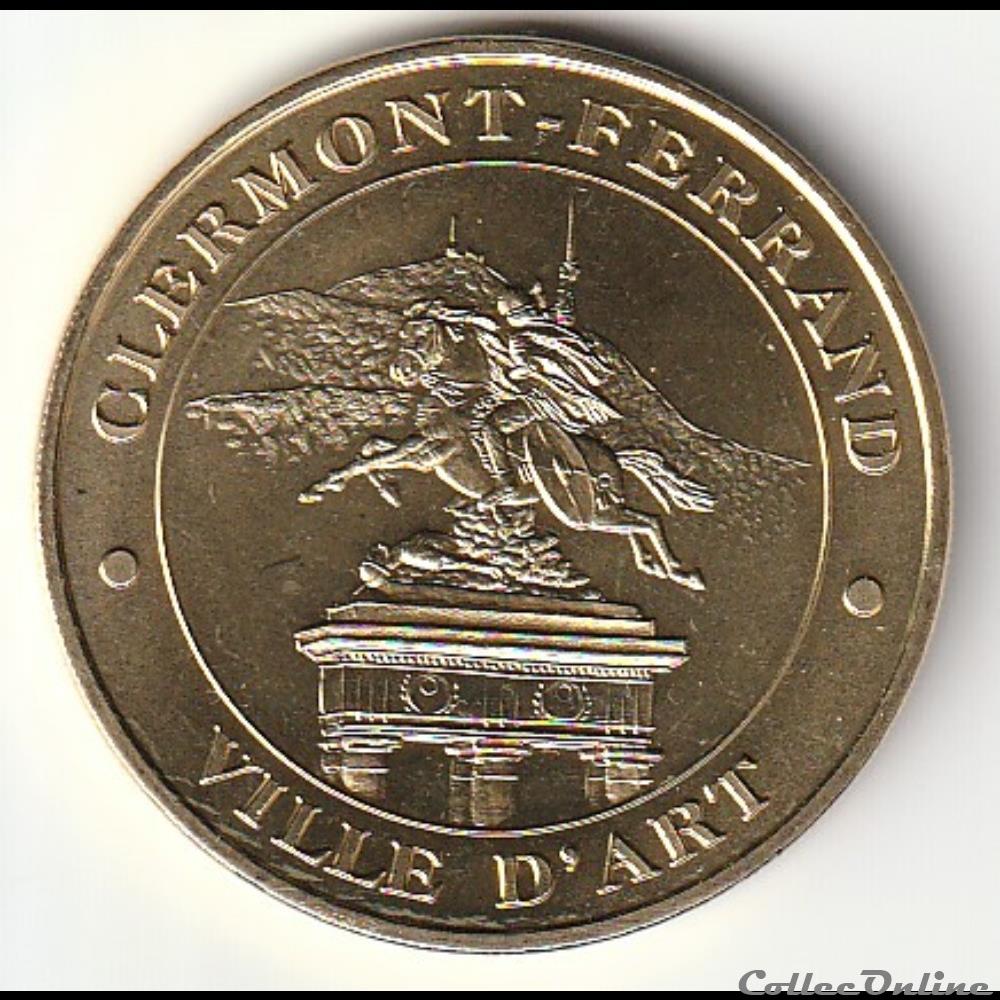 monnaie jeton mereaux france clermont ferrand ville art