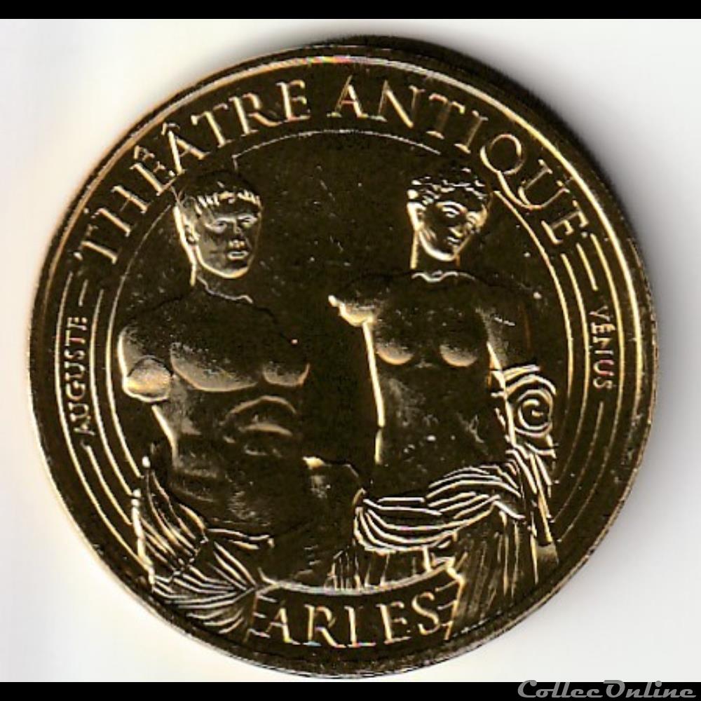 monnaie jeton mereaux france theatre antique auguste venus arles