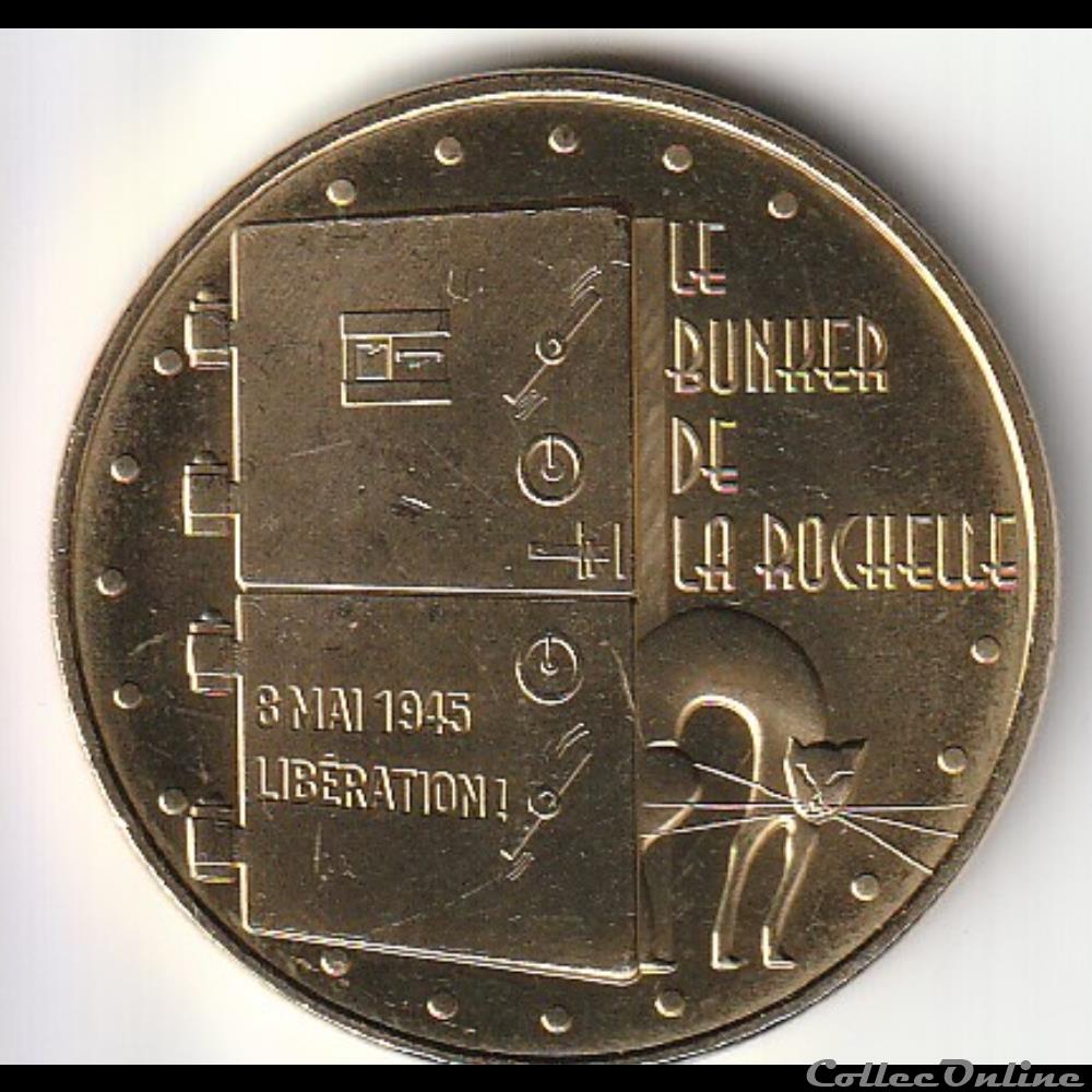 monnaie jeton mereaux france le bunker de la rochelle