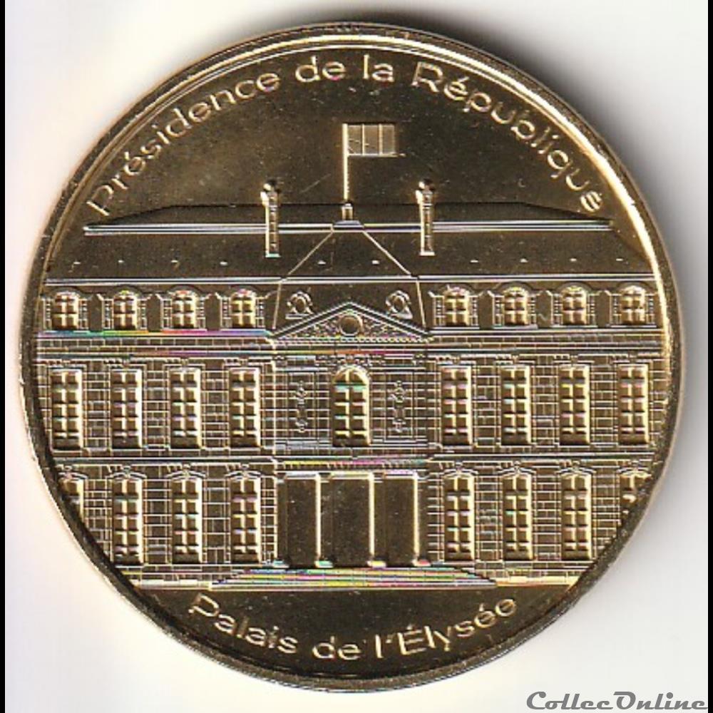 Présidence de la République " Palais de l'Elysée" monnaie jeton mereaux france presidence de la republique palais de elysee