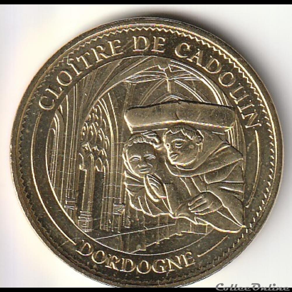 Cloître de Cadouin - Dordogne medaille france touristique cloitre de cadouin dordogne