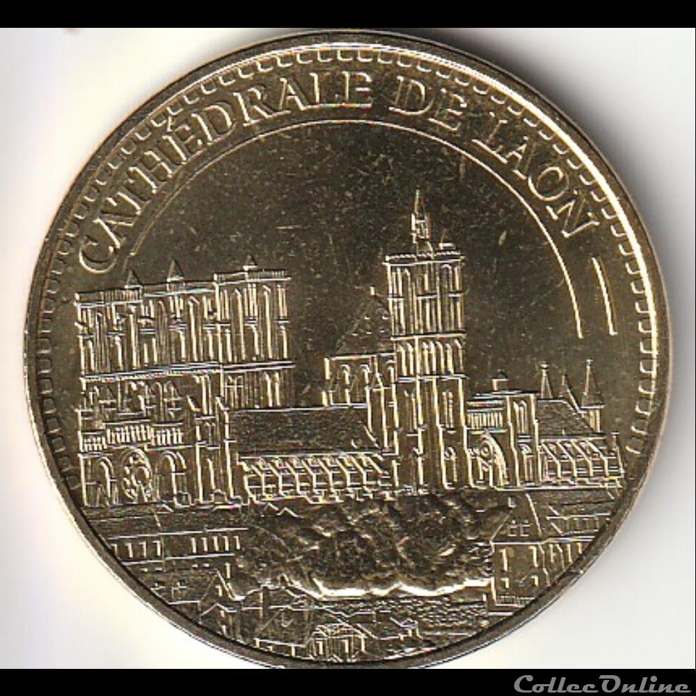 monnaie jeton mereaux france cathedrale de laon