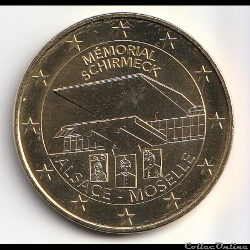 Mémorial SCHIRMECK - Alsace Moselle monnaie jeton mereaux france memorial schirmeck alsace moselle