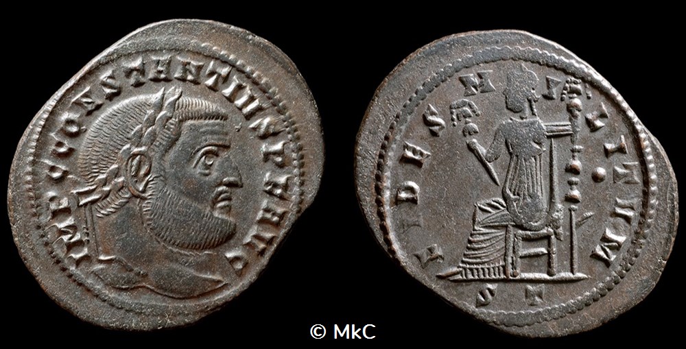 Ticinum - 305-306 monnaies antiques a romaines imperiales et republicaines ticinum 305 306