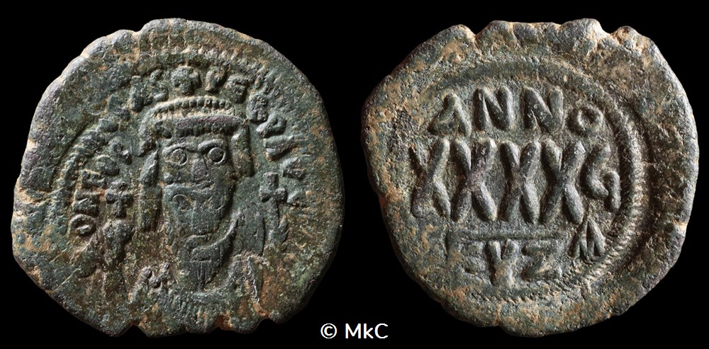 Focas 602-610 monnaies byzantines focas 602 610
