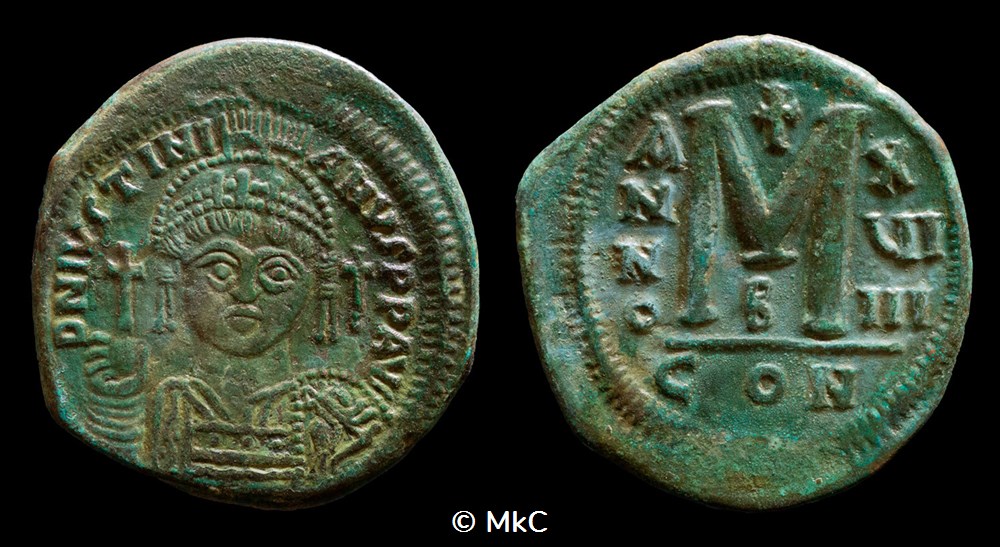 Justinien I 527-565 monnaies byzantines a justinien i 527 565
