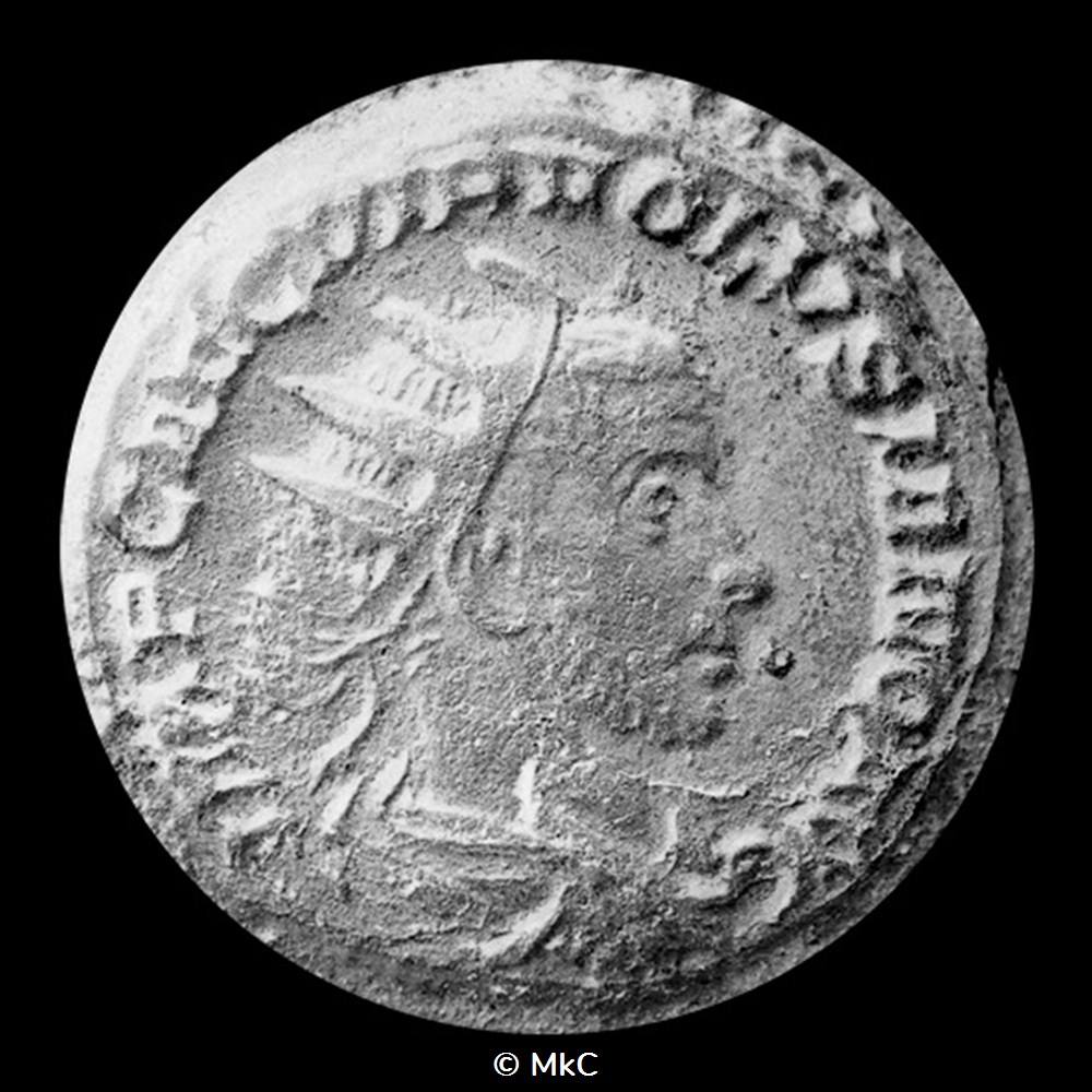 monnaies antiques moule a antoninien de volusien