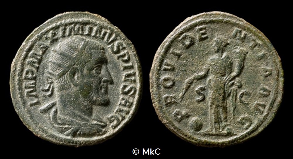 06b Maximin le Thrace - Dupondius monnaies antiques romaines imperiales et republicaines 06b maximin le thrace dupondius