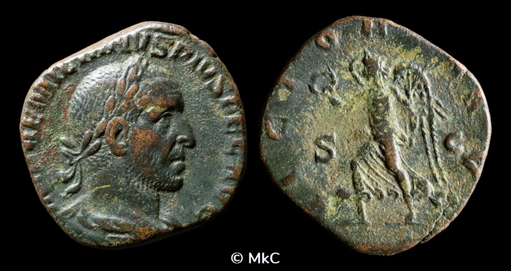 monnaies antiques romaines imperiales et republicaines 16 aemilianus sesterce