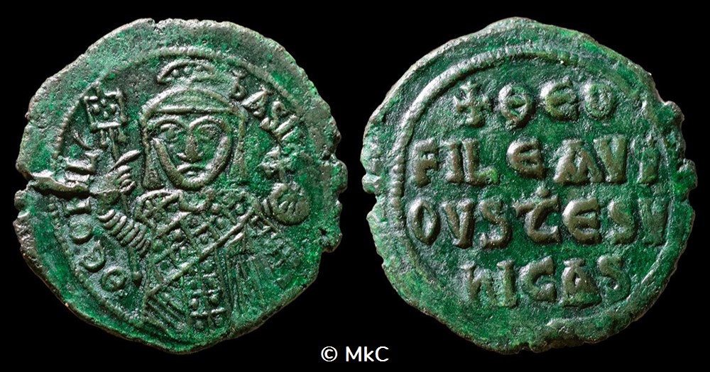 Théophile 829-842 monnaies byzantines a theophile 829 842
