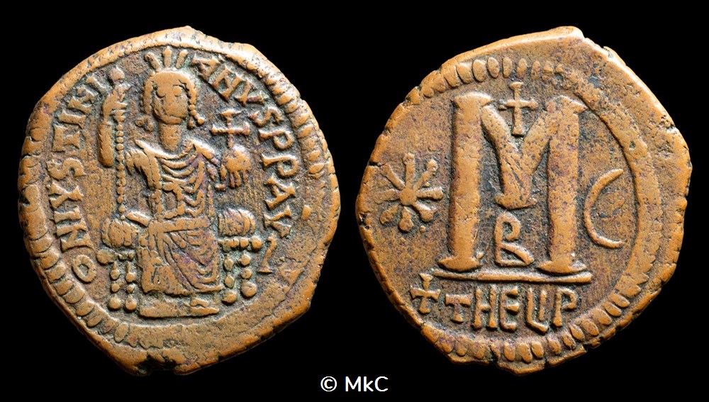 Justinien I 527-565 monnaies byzantines a justinien i 527 565