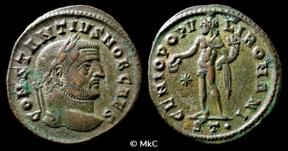 Ticinum - 298-299 monnaies antiques a romaines imperiales et republicaines ticinum 298 299