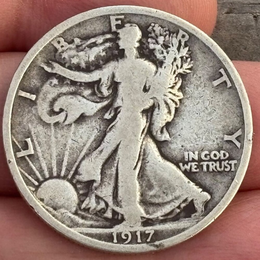 coins world united states 1917 silver walking liberty half dollar