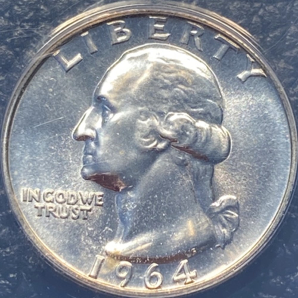 coins world united states silver proof washington quarter 1964