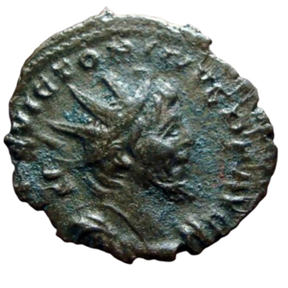 Roman Empire (Gallic Secessionist): bronze antoninianus of Victorinus, Cologne mint, ca. 270-271 AD 4 coins ancient romans imperial and republican roman empire gallic secessionist bronze antoninianus of victorinus cologne mint ca 270 271 ad
