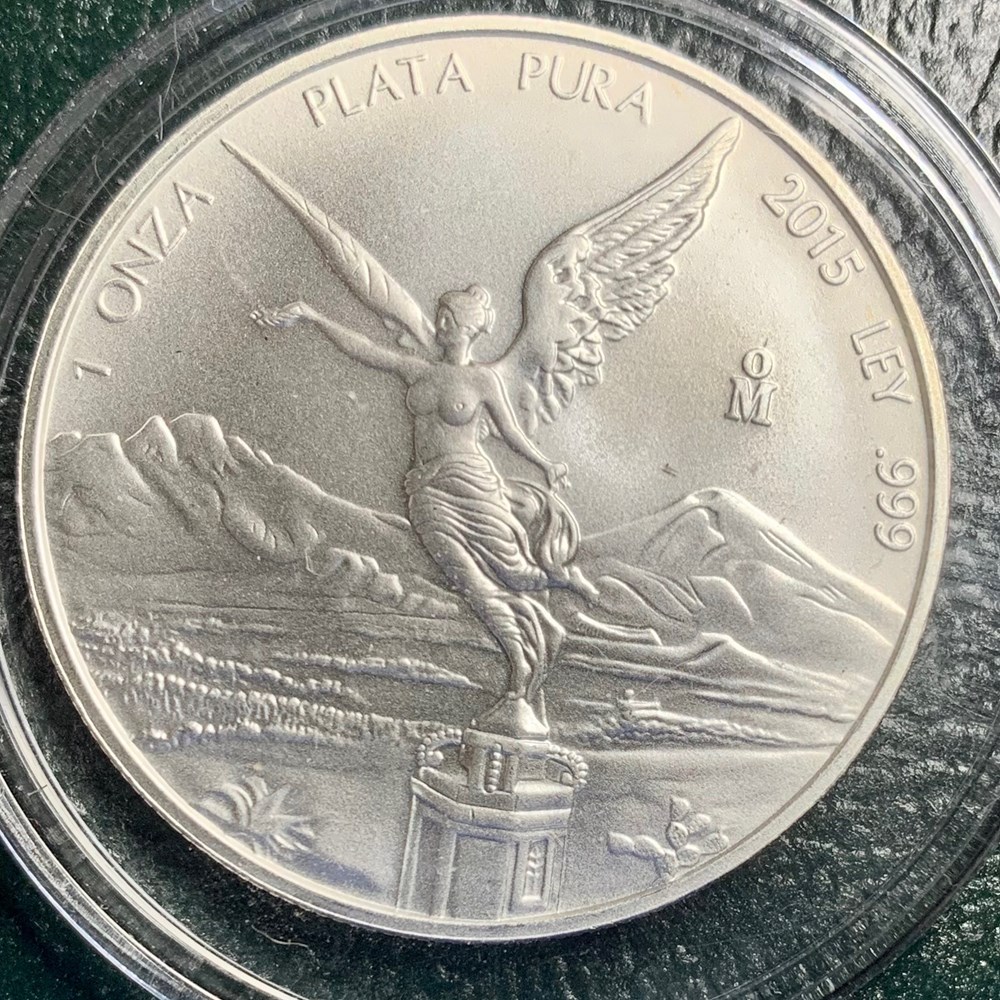 coins world mexico 2015 silver onza libertad 1 oz 999 silver
