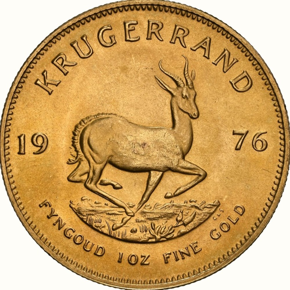 coins world south africa 1976 gold krugerrand 1 ounce