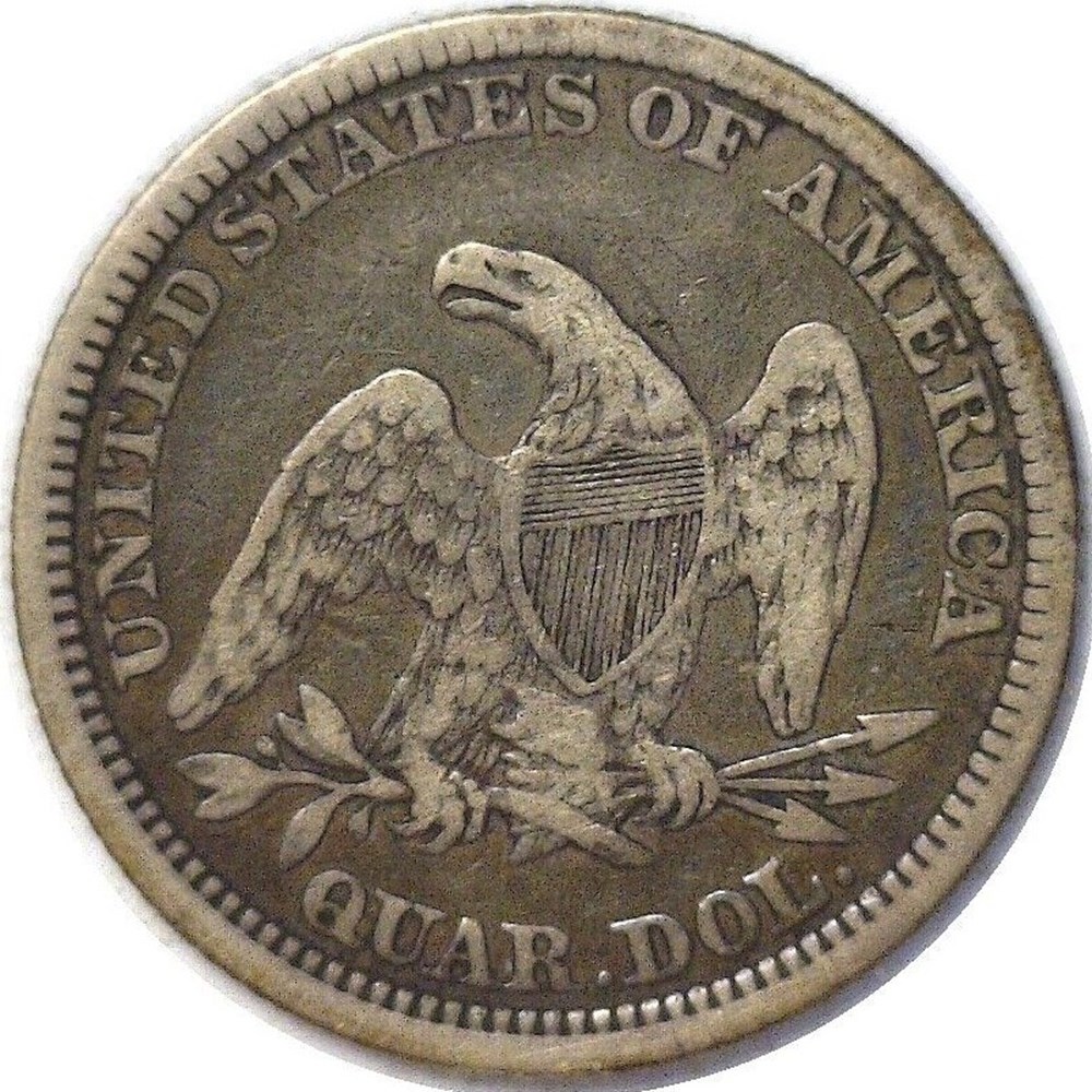 coins world united states 1859 silver seated liberty quarter