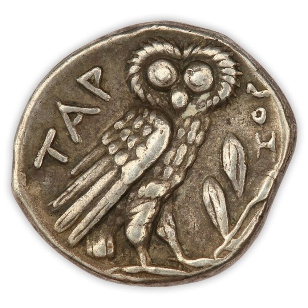 coins ancient to greek greece spartans in taras calabria italy ca 302 281 bc silver drachm