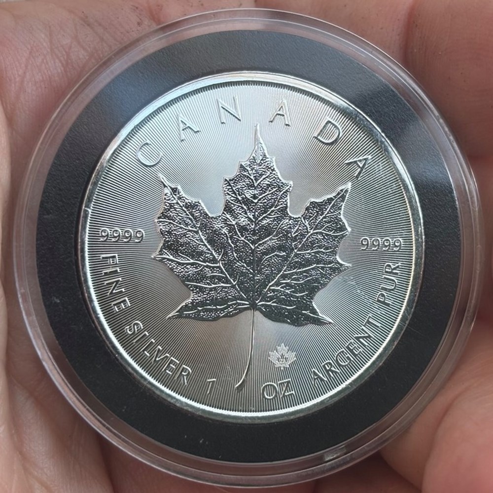 Canada: 2023 silver 5-dollars of Elizabeth II, Maple Leaf SML bullion coin (1 ounce, .9999 fine) 3 coins world canada 2023 silver 5 dollars of elizabeth ii maple leaf sml bullion coin 1 ounce 9999 fine