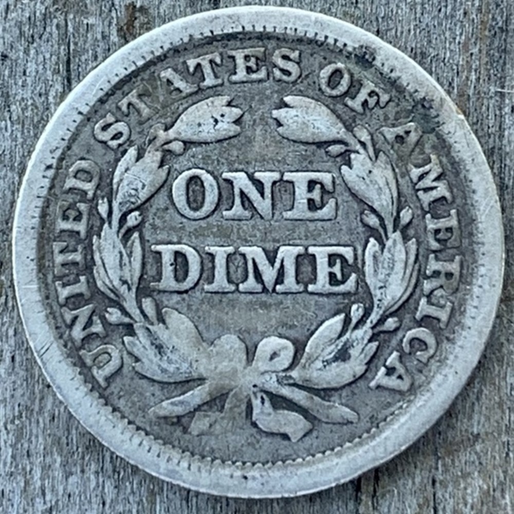 coins world united states silver seated liberty dime 1857
